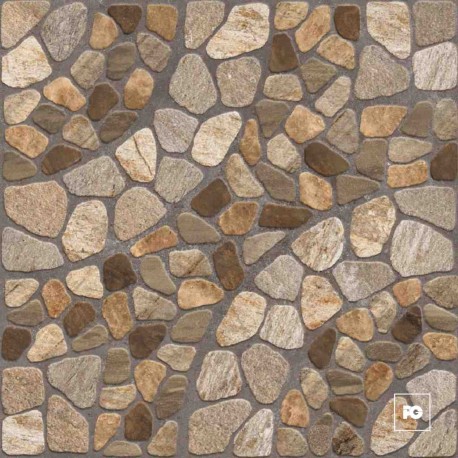 Piso cerámico color beige formato 44×44, modelo Kobe.