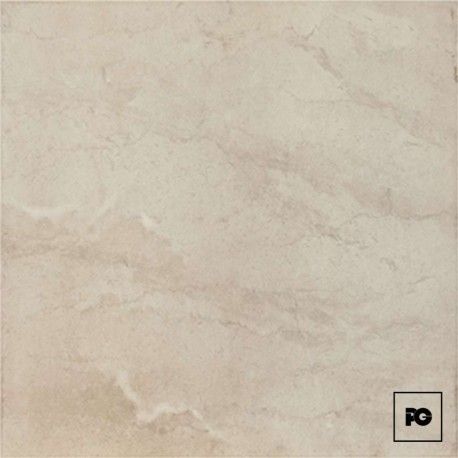 Piso cerámico color beige formato 55×55, modelo Breka.