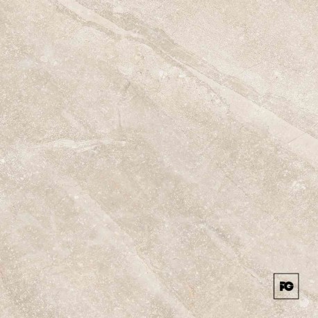 Piso cerámico color beige formato 55×55, modelo Senoia.