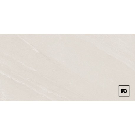 Piso cerámico color bone formato 45×90, modelo Piedra Argenta