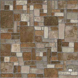Piso cerámico color café formato 55×55, modelo Morella.