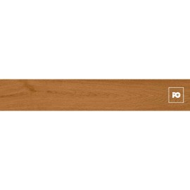 Piso cerámico color cerezo formato 20×120, modelo Madera Dorval.