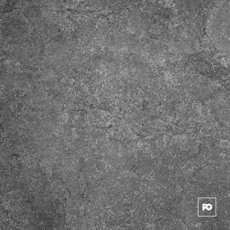 Piso cerámico color grafito formato 55×55, modelo Piedra del Castillo.