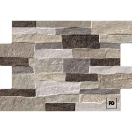 Piso cerámico color gris formato 30×45, modelo Dent Greka.