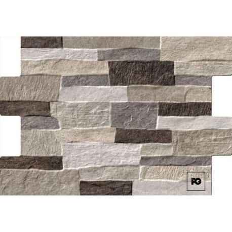Piso cerámico color gris formato 30×45, modelo Dent Greka.