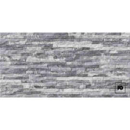 Piso cerámico color gris formato 45×90, modelo Volkano