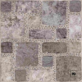 Piso cerámico color gris formato 55×55, modelo Villarock.