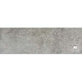Piso cerámico color gris-café formato 18×50, modelo Amazonia.