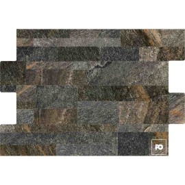 Azulejo cerámico color negro formato 30×45, modelo Dent Frontage.