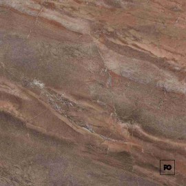 Piso cerámico color naranja formato 55×55, modelo Salonica.