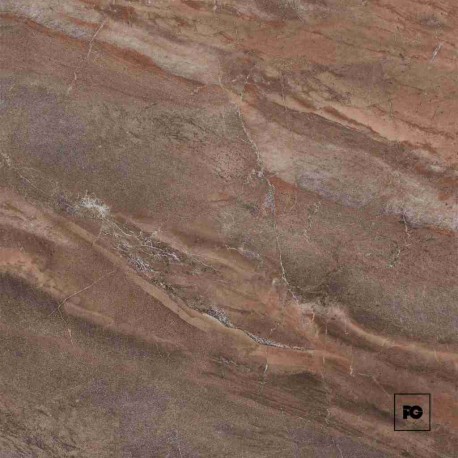 Piso cerámico color naranja formato 55×55, modelo Salonica.