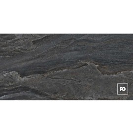 Piso cerámico color negro formato 45×90, modelo Nordica Rock