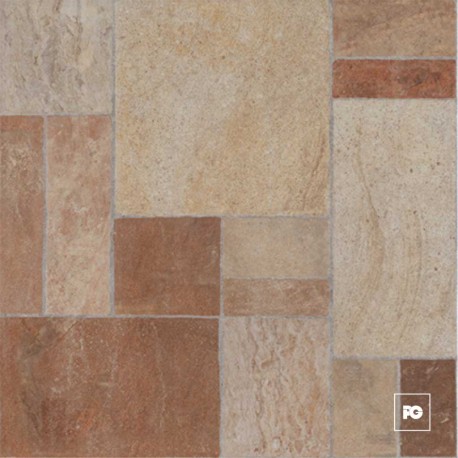 Piso cerámico color verano formato 55×55, modelo Vallarta.