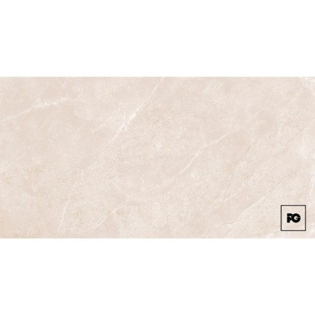 Piso cerámico rectificado color beige formato 50×100, modelo Living.