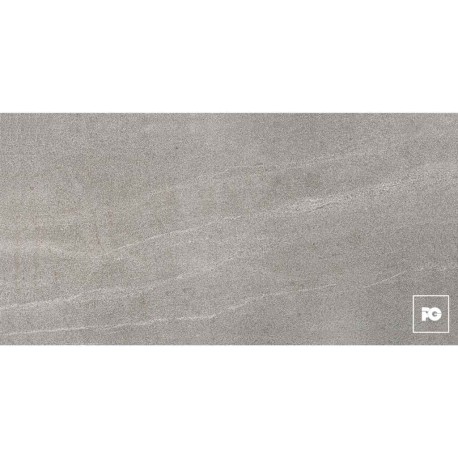 Piso cerámico rectificado color gris formato 61×122, modelo Brasil.