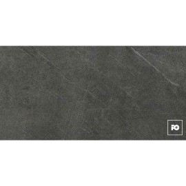 Piso cerámico rectificado color negro formato 61×122, modelo Brasil.