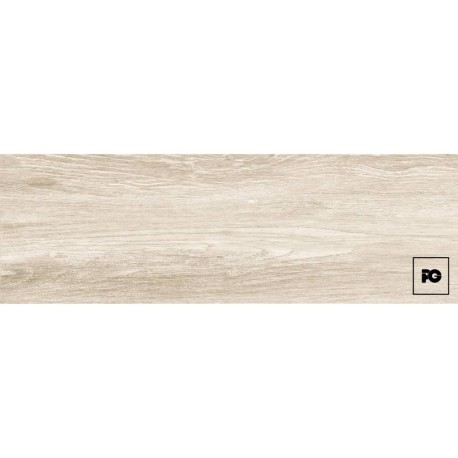 Piso cerámico tipo madera color beige formato 18×55, modelo Lynnwood.