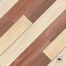 Piso cerámico tipo madera color café formato 36×36, modelo Cadereyta.