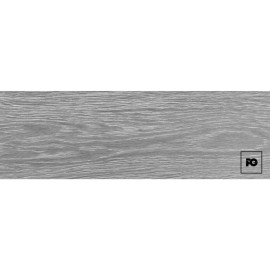 Piso cerámico tipo madera color gris formato 18×55, modelo Chalet Wood.