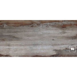 Piso cerámico tipo madera color plata formato 18×60, modelo Quebec.