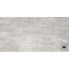 Piso porcelánico color gris formato 60×120, modelo Stardust.