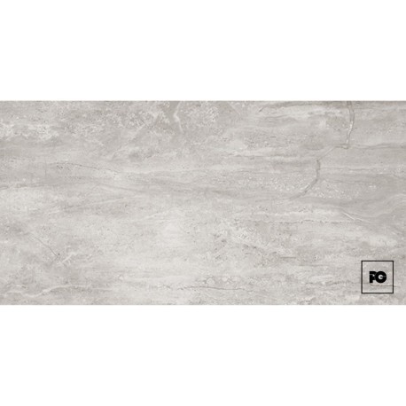 Piso porcelánico color gris formato 60×120, modelo Stardust.