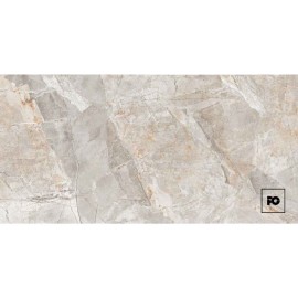 Piso porcelánico esmaltado rectificado color mármol formato 60×120, modelo Greco.