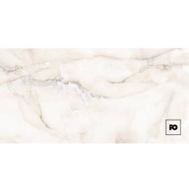 Piso porcelánico esmaltado rectificado slim color ónix formato 60×120, modelo Perla.