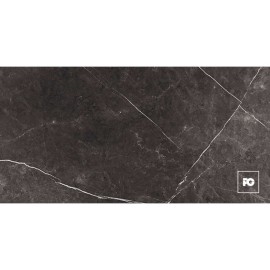 Piso porcelánico rectificado color negro formato 60×120, modelo Aveiro.