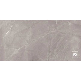 Piso porcelánico rectificado slim color Gris formato 60×120, modelo Marble Essenza.