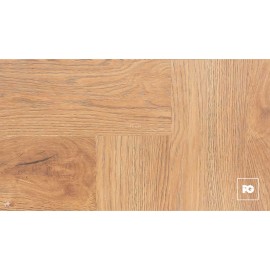 Piso SPC interior color sunset oak medida 122 x 18.3 cm.