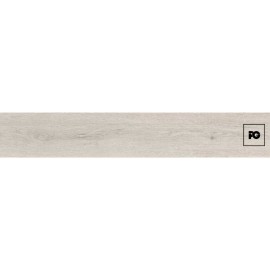 Piso cerámico color almendra formato 20×120, modelo Madera Dorval.