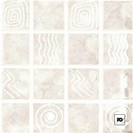 Piso cerámico color beige formato 20×20, modelo Coral.